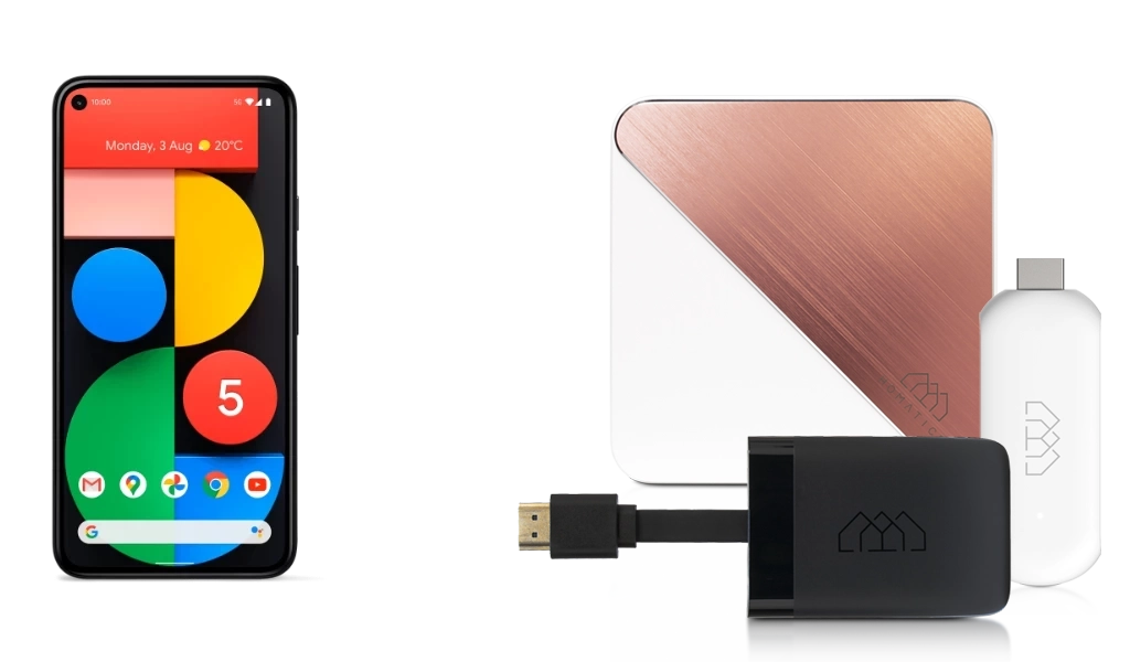 Fast setup from your Android smartphone - Homatics TV